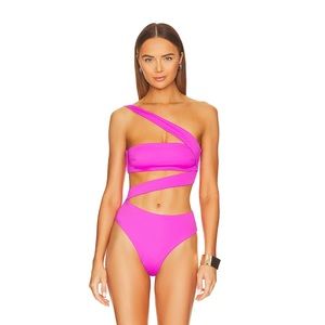 Agua Bendita Inspired Irisha One Piece Fushia - Zara Size Medium